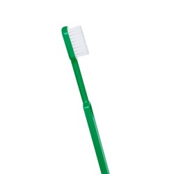 Brosse à dents à tête rechargeable souple verte