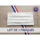 Lot de 2 masques